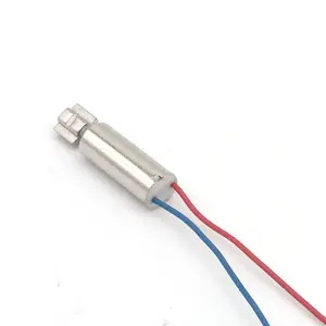 0408 0410 0411 4mm 3 V pequeno elétrico cilíndrico Micro Coreless Motor