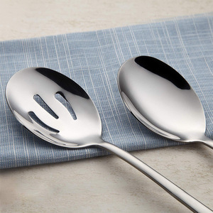 Forchetta e Cucchiaio Grandi in Acciaio Inossidabile per Ristoranti Occidentali, Buffet e Feste di Matrimonio - Product Image 2