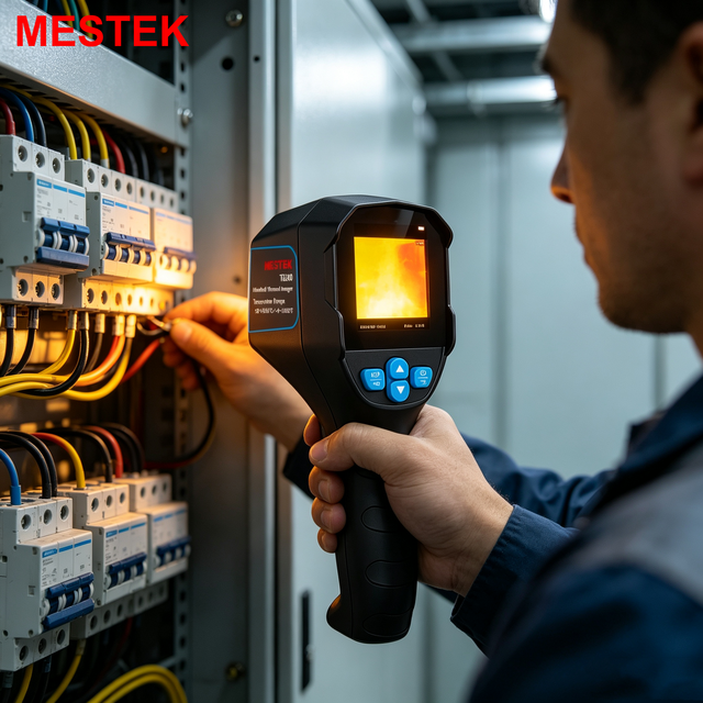 MESTEK TI240 Handheld Infrared Thermal Imager -20~550 240320 Resolution 6 Color Palettes Industrial Thermal Camera