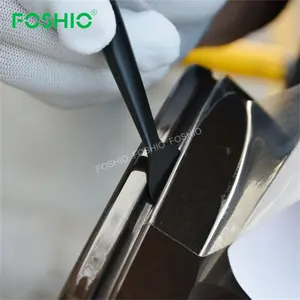 Foshio 창 틴트 자동차 코너 비닐 랩 미드 하드 소프트 경도 가스켓 플랫 슬롯 마이크로 스퀴지 비닐 도구