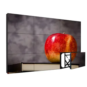 Panel LCD TFT kualitas tinggi dudukan lantai papan reklame Digital 46 49 55 inci Monitor dinding Video 3x3