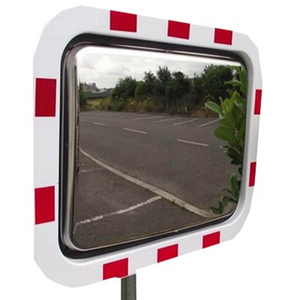 Miroir de circulation routière grand angle, miroir convexe pour la marche arrière, pour garage souterrain, extérieur/intérieur - Product Image 1