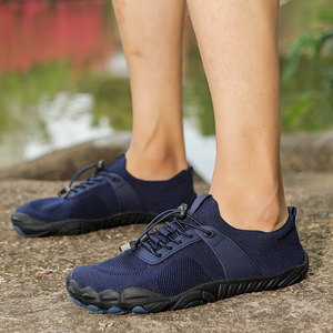 <span class=keywords><strong>Chaussures</strong></span> aquatiques <span class=keywords><strong>pieds</strong></span> nus pour femmes et hommes, antidérapantes, en tricot tissé, pour la randonnée en extérieur, la natation et la plage - Product Image 5