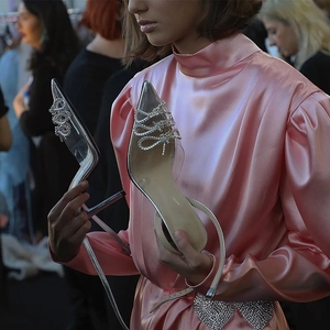 Tinh Tế Sang Trọng Bạc Trắng Pha Lê Mặt Dây Chuyền Vá Tua Rhinestone Trâm Đính DIY Quần Áo Ăn Mặc Túi Giày Trang Trí - Product Image 5