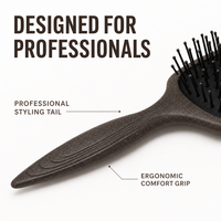 Brosse à cheveux volumisante parfumée à coussin d'air, grande brosse incurvée pour massage du cuir chevelu, pour coiffure à domicile