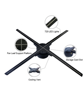Bảng Hiệu Kỹ Thuật Số Máy Phát Quảng Cáo Và Màn Hình Quạt Ba Chiều 50Cm Thiết Bị Ảnh Ba Chiều 3D - Product Image 4