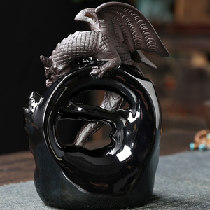 Venta al por mayor <span class=keywords><strong>de</strong></span> cerámica para decoración del hogar, difusor <span class=keywords><strong>de</strong></span> aroma <span class=keywords><strong>de</strong></span> cascada <span class=keywords><strong>de</strong></span> dragón, quemador <span class=keywords><strong>de</strong></span> incienso <span class=keywords><strong>de</strong></span> reflujo para Yoga, Spa, decoración <span class=keywords><strong>de</strong></span> meditación - Product Image 5