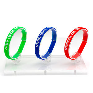 Pulsera de silicona para concientización sobre la diabetes, brazalete de alerta médica, pulseras deportivas para enfermeras - Product Image 1