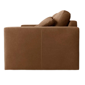 Sofá de lujo HEC para sala de estar, <span class=keywords><strong>Bella</strong></span> sofá de cuero para el hogar de terciopelo de mediados de siglo, centro comercial, apartamento o muebles de Club - Product Image 4