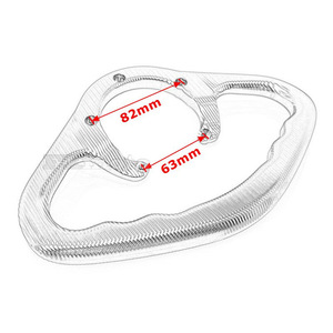 Maniglia del serbatoio del carburante in lega di alluminio per sostituzione della barra di presa del passeggero posteriore per <span class=keywords><strong>Kawasaki</strong></span> Z750 Z750R ER-6N ER-<span class=keywords><strong>6F</strong></span> ZX-10R ZX-6R - Product Image 3