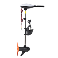 Moteur hors-bord électrique K-120 36V 1620W sans balais, moteur de pêche à la traîne 40KG 120lbf de poussée pour bateau pneumatique, pêche, dérive et ski nautique