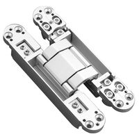 Charnière dissimulée à pivot pliant invisible réglable 3d robuste Charnière de porte cachée réglable à trois directions à 180 degrés