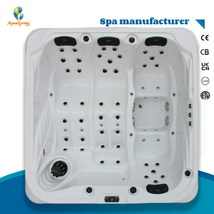 Jacusier 61 jets Balboa อ่างน้ำร้อนที่ทันสมัยขนาด2.1เมตรและ<span class=keywords><strong>4</strong></span>คนนวดน้ำตกอ่างในร่มสำหรับสวนกลางแจ้ง - Product Image 1