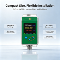 Medidor de Flujo Electromagnético de Microdiámetro, Impermeable IP68, Fabricado en Acero Inoxidable 316L, para Medición de Flujo en Tuberías de Líquidos