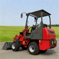 JINGCHENG 0,5T~1T Mini Frontlader für Garten und Hof, Gelenkiger Akku-Radlader, Elektro-Radlader zum Verkauf