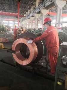 현물 직공급 GB 1/4 인치 1 인치 코일 구리 응축기 튜브/온수기용 파이프 가격 - Product Image 4