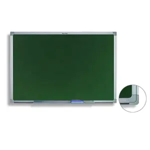 Hoge Kwaliteit Muur Gemonteerde Aluminium Frame Black Board Krijt Boord Magnetische Groene Schrijven Bord Voor School Klaslokaal