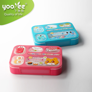 Fiambrera libre de BPA para niños, con <span class=keywords><strong>6</strong></span> compartimentos, a prueba de fugas - Product Image 1