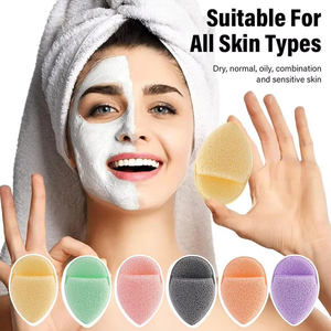 Zenidoo 100 Esponjas Faciales para Lavar el Rostro, Suaves, Ecológicas, Multifuncionales, Esponja Cosmética para Limpieza Facial Profunda, Mascarilla, Maquillaje - Product Image 6