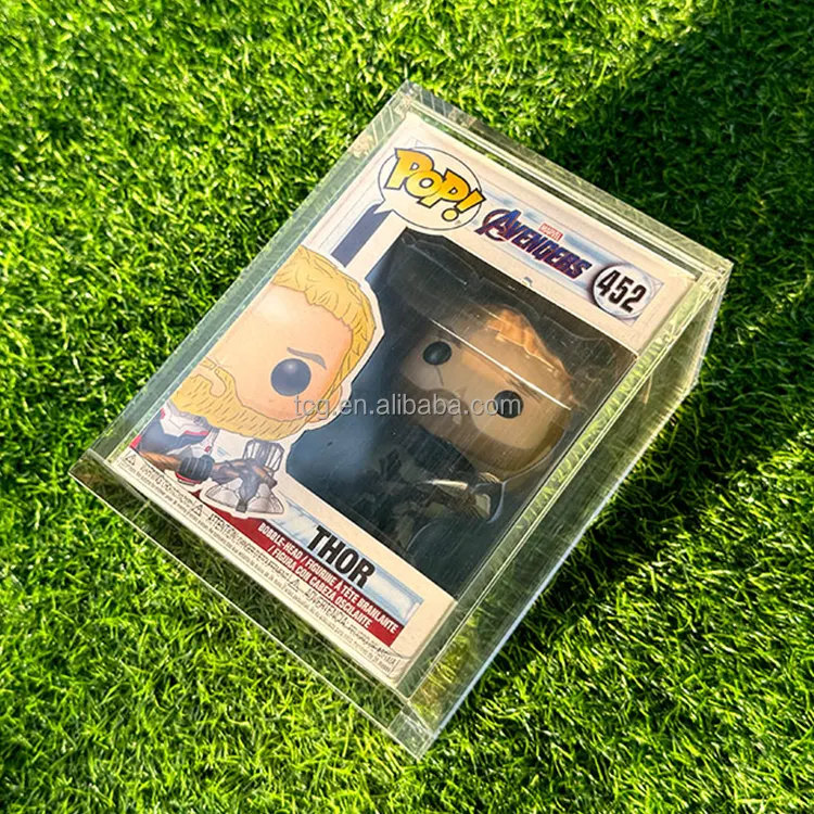 TCG อะคริลิ Funko ผู้ผลิตจอแสดงผลสําหรับ Funko Pop Rides Protector ตู้โชว์รูปไวนิลรอยขีดข่วนทนกรณี