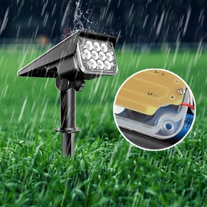 Lámpara Solar de Jardín RGB para Exteriores, Impermeable IP65, con 20 LED - Product Image 3