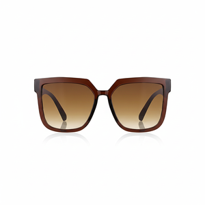 Gafas de sol unisex UV400 Marrón Brillante 1060 - Product Image 1