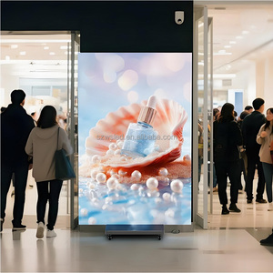 Wondershine quảng cáo trong nhà dẫn Màn hình hiển thị p1.25 p2.5 GoB Bảng điều chỉnh hai mặt <span class=keywords><strong>3</strong></span> khuôn mặt ba lần điện tử gấp Poster - Product Image 6