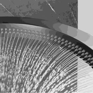 Multifunktion aler verdeckter oberer Spray-Rund dusch kopf Oben montierter unter Druck stehender Haushaltsbadezimmer-Wasserfall duschen - Product Image 4