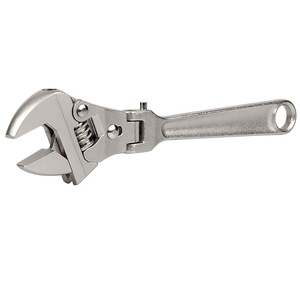 Clé à molette pliable à tête flexible, clé à cliquet flexible avec tête rotative à 180 degrés - Product Image 2