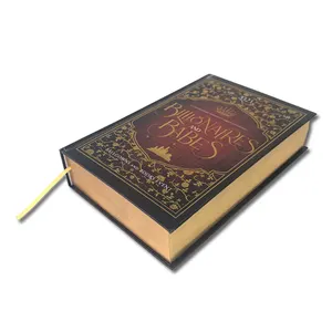 Miljardair En Babes Op Maat Gemaakte Pu Lederen Hardcover Boek Goud Folie Stempelen Proces Hardcover Gouden Binding Afdrukken