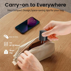 מטען קיר מהיר Schitec Mini Cube US Plug PD 20W עם כבל USB C באורך 1 מטר, אוניברסלי למכשירים ניידים חכמים - Product Image 4