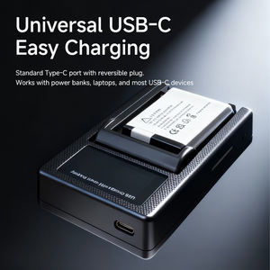 <span class=keywords><strong>Chargeur</strong></span> portable Type-C EN-EL12 pour batteries d'appareil photo <span class=keywords><strong>Nikon</strong></span> <span class=keywords><strong>Coolpix</strong></span> A1000 B600 W300 S9900 S9700 AW130 AW100 S31 - Product Image 5