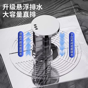 Desagüe de Piso Flotante Autodrenante, Circular, Anticorrosión, Conexión Roscada, para Baño y Ducha - Product Image 2