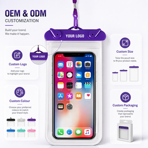 Sacs de natation étanches, sac lumineux étanche pour téléphone, pochette pour téléphone portable, housse en PVC pour téléphone 12 <span class=keywords><strong>Pro</strong></span> Xs Max S10 - Product Image 4