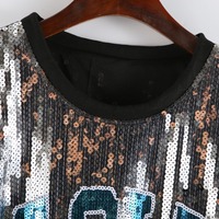 En gros, Maillot de supporter des Eagles pour le football américain NFL, vert Kelly, orné de paillettes brillantes, style chemise, pour le jour du match