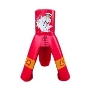 Autres produits de boxe machine de poinçonnage de couleur rouge pour enfants sacs de frappe gonflables