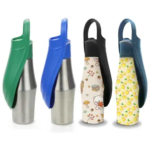 Portable Pet Water Bottle Stainless Steel Feeding Food Pet Cat Feeder Vacuum Insulated Dog Water Bottle With Patent