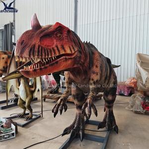 Modelo de Dinosaurio <span class=keywords><strong>Ceratosaurus</strong></span> Animatrónico con Certificación CE/RoHS, Textura de Piel Hiperrealista, Estatua de Dinosaurio de Tamaño Real para Museo - Product Image 2