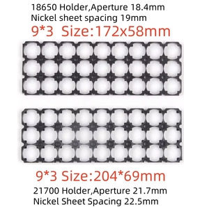 Kit de support de batterie ignifuge et connectable ACP 21700 avec fixation noire 8X8-13X4 - Product Image 4