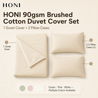 Parure de lit HONI Factory Supplies en polyester, taille complète, style classique, couleurs unies, effet lavé, avec housse de couette pour toutes les saisons