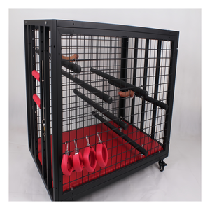 Scarletsin F-8 Gabbia per Cani 100% Impermeabile per BDSM, Giocattoli Sessuali, Strumenti di Addestramento, Divertimento in Camera da Letto, Punizione e Fissaggio - Product Image 1