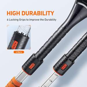 <span class=keywords><strong>Grattoir</strong></span> à glace pour pare-brise de voiture Anguard de haute qualité, extensible, violet, 36 pouces - Product Image 3