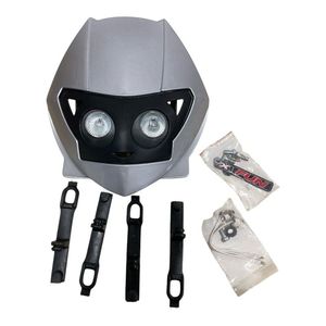 Maschera Universale per Faro Moto/Enduro 40W 6000K IP67 Impermeabile in Alluminio - Product Image 1