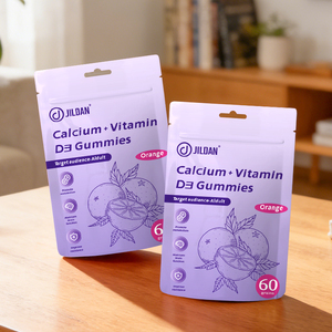 Integratore Alimentare di Vitamina D3 <span class=keywords><strong>e</strong></span> Calcio ad Alta Efficacia per Adulti, Caramelle Gommose per il Potenziamento del Sistema Immunitario - Product Image 1