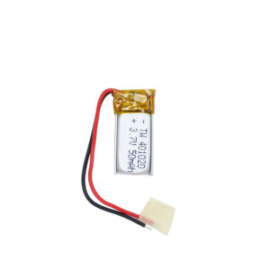 Hot Sale lipo Lithium Polymer li ion TW401020 50mah small battery rechargeable <span class=keywords><strong>3</strong></span>,7 v Headphones for - Product Image 2