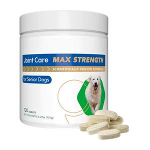 Suplemento y Cuidado Articular para Perros <span class=keywords><strong>de</strong></span> Marca Privada Boutique: Tabletas Masticables <span class=keywords><strong>de</strong></span> Aminoácidos y Glucosa para Articulaciones, 120 Unidades para Todas las Razas - Product Image 1
