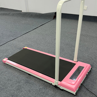 Tapis de marche pliable portable sous le bureau, silencieux, avec écran LED et télécommande, pour la maison, le bureau et le fitness cardio