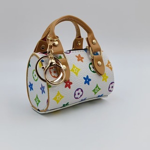 Nuovo Mini Portamonete Compatto con Ciondolo per <span class=keywords><strong>Borsa</strong></span>, Portachiavi e Accessorio per Chiavi Auto, con Fodera in Poliuretano, Collezione Estate 2027 - Product Image 2
