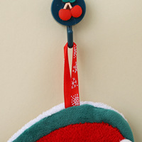 FF3451 Nouveau Xmas Christmas Santa Serviette De Séchage Des Mains Absorbants Chiffons De Nettoyage Chiffons Serviette De Noël Pour Salle De Bains Cuisine
