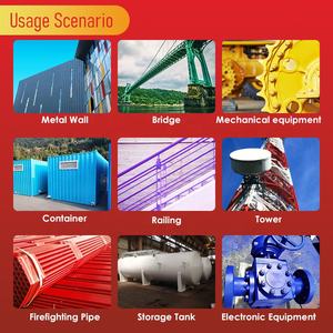 مصنعي الطلاء المعدني الصناعي ، أكسيد الحديد الرصاص الأحمر الألكيد المضاد للصدأ ، التمهيدي للمنتجات الفولاذية ، الطلاء المضاد للقبضة - Product Image 5